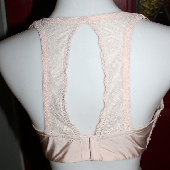 PARAMOUR SEAMLESS PLUNGE CONTOUR LACE BACK BRA - Picture 6 of 16